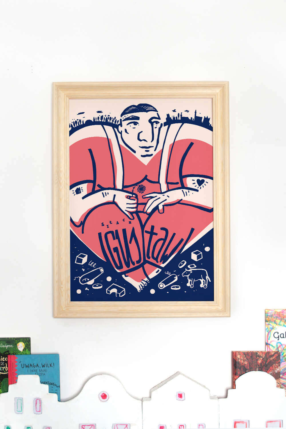 Siłacz Gustaw 30x40 cm