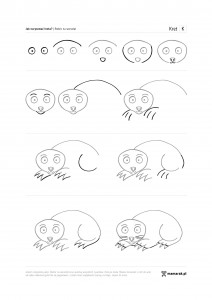 jak narysować jeża